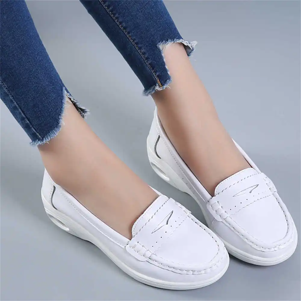 Home Gym Design Ideas - Thick Sole Slipon White Trainers For