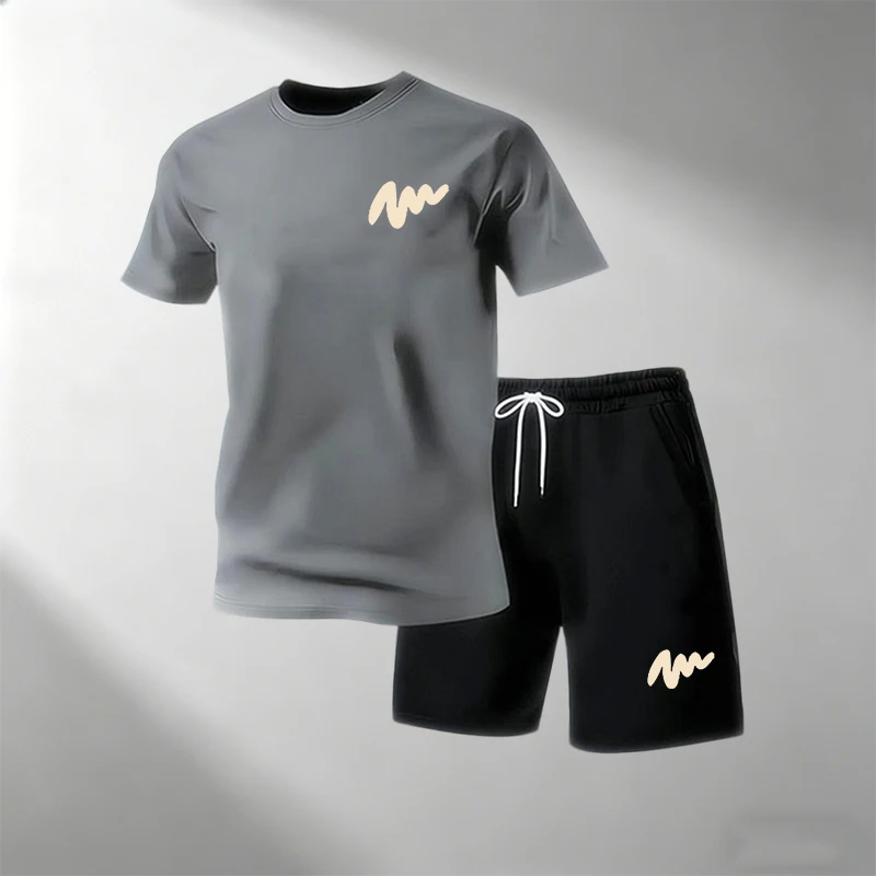 Home Gym Set - Fashion Men's Street T-Shirts Sets 2