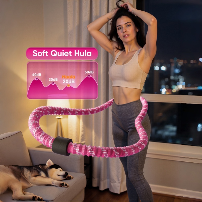 Home Gym Video - Adult Soft Silent Fitness Circle for
