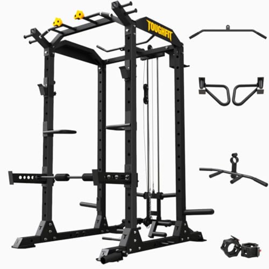 Home Gym Set - 2024 Upgraded T2 Power Cage Multi-Function