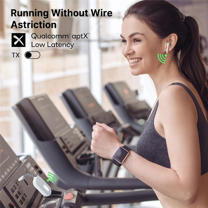 Home Gym Video - ABSQ-2 In 1 Bluetooth 5.3 Adapter