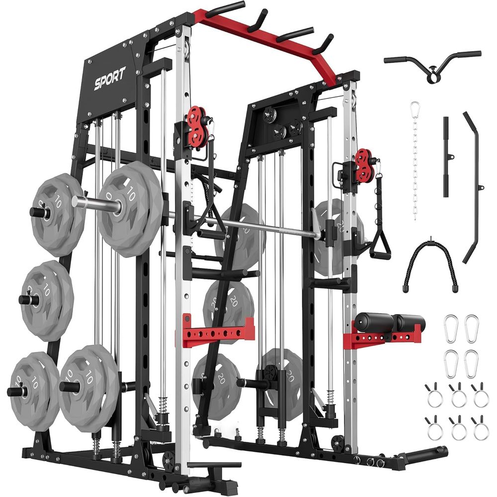 Home Gym With Smith Machine - Home Gym Power Cage with Smith