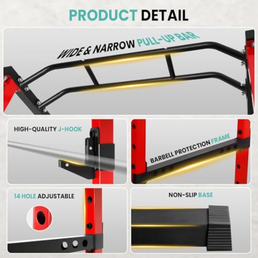 Red Smith Machine Power Cage 1 - огляд і ціна Home Gym With Smith Machine