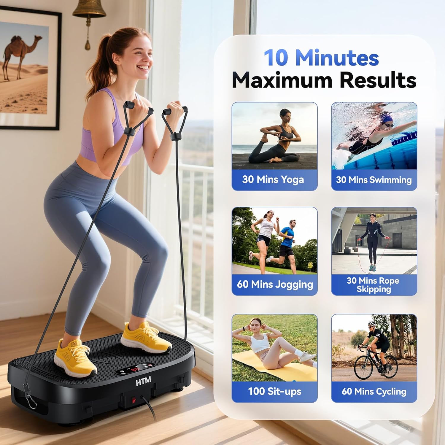 Vibration Plate Fat Burning Fi - огляд і ціна Home Gym Tunturi