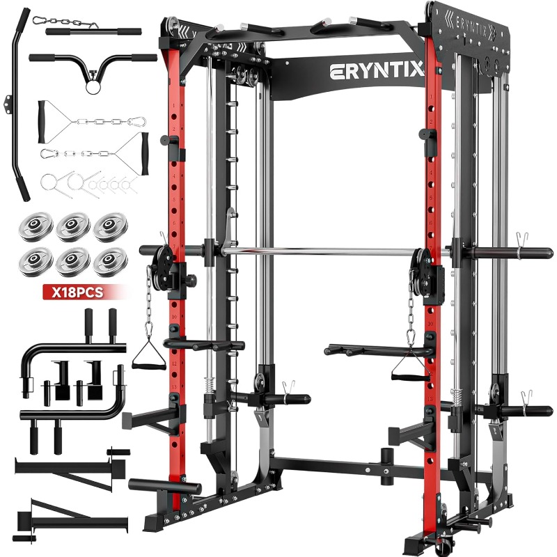 Smith Machine, 2600 LBS Capaci - огляд і ціна Home Gym Tunturi