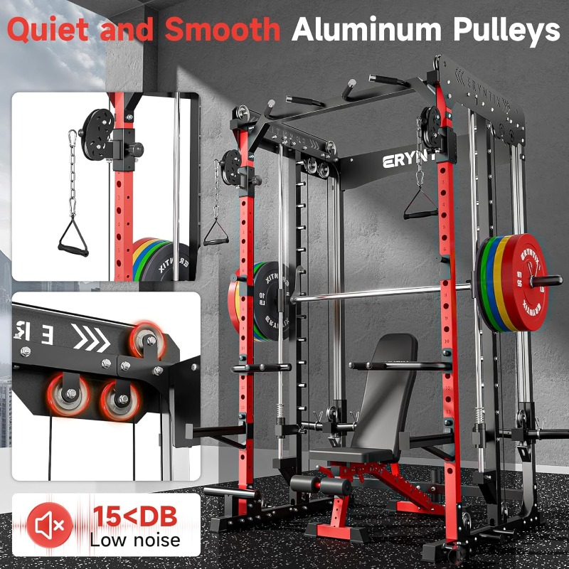 Smith Machine, 2600 LBS Capaci - огляд і ціна Home Gym Tunturi