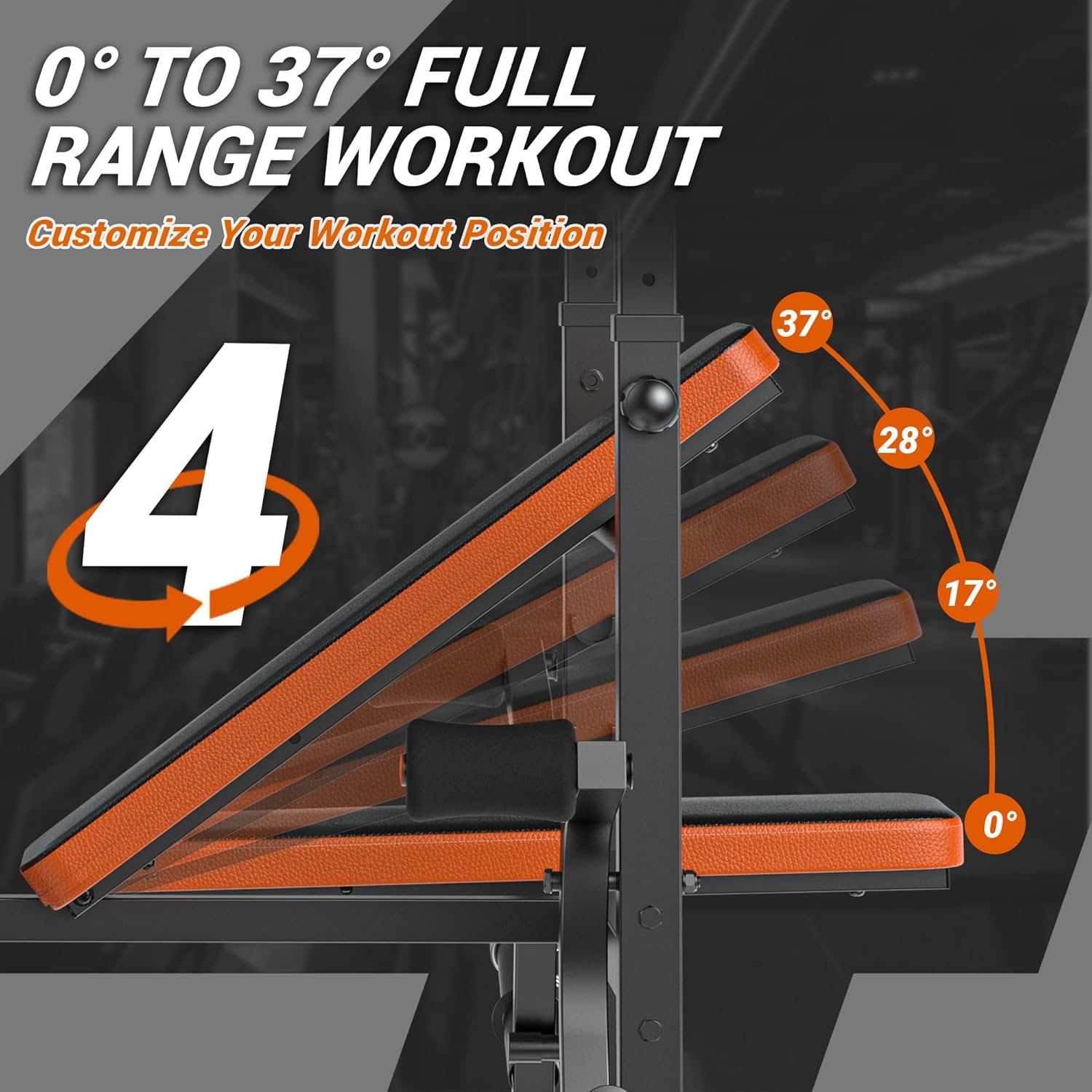 6-in-1 Weight Bench 770LBS wit - огляд і ціна Home Gym Set
