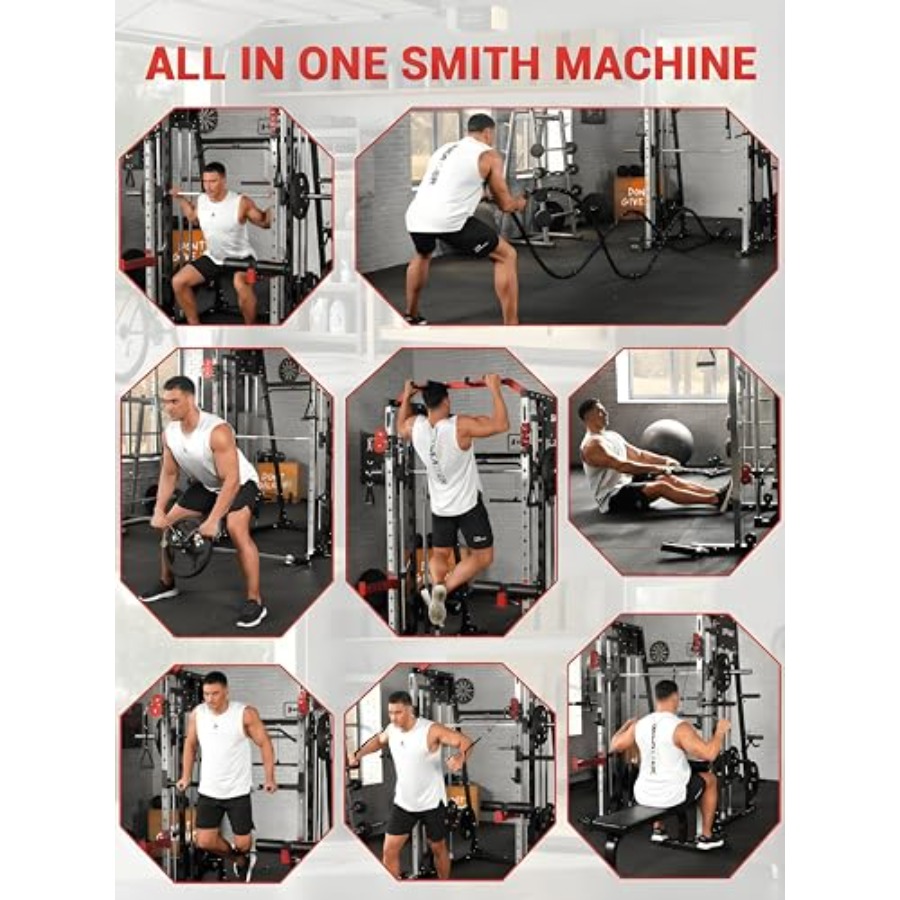 Smith Machine Home Gym All in  - огляд і ціна Home Gym With Smith Machine