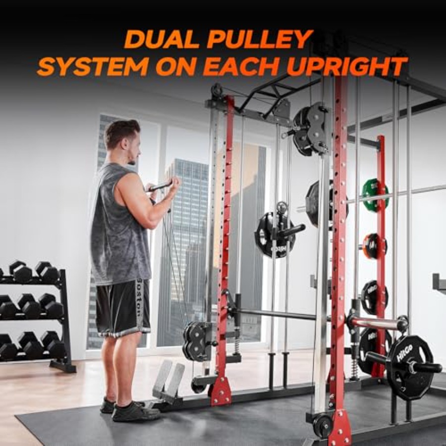 All-in-One Power Rack with Smi - огляд і ціна Home Gym With Smith Machine