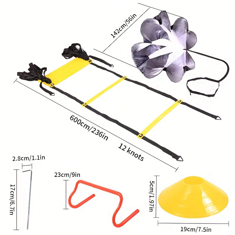 1 Set Speed Agility Training S - огляд і ціна Agility Ladder Speed