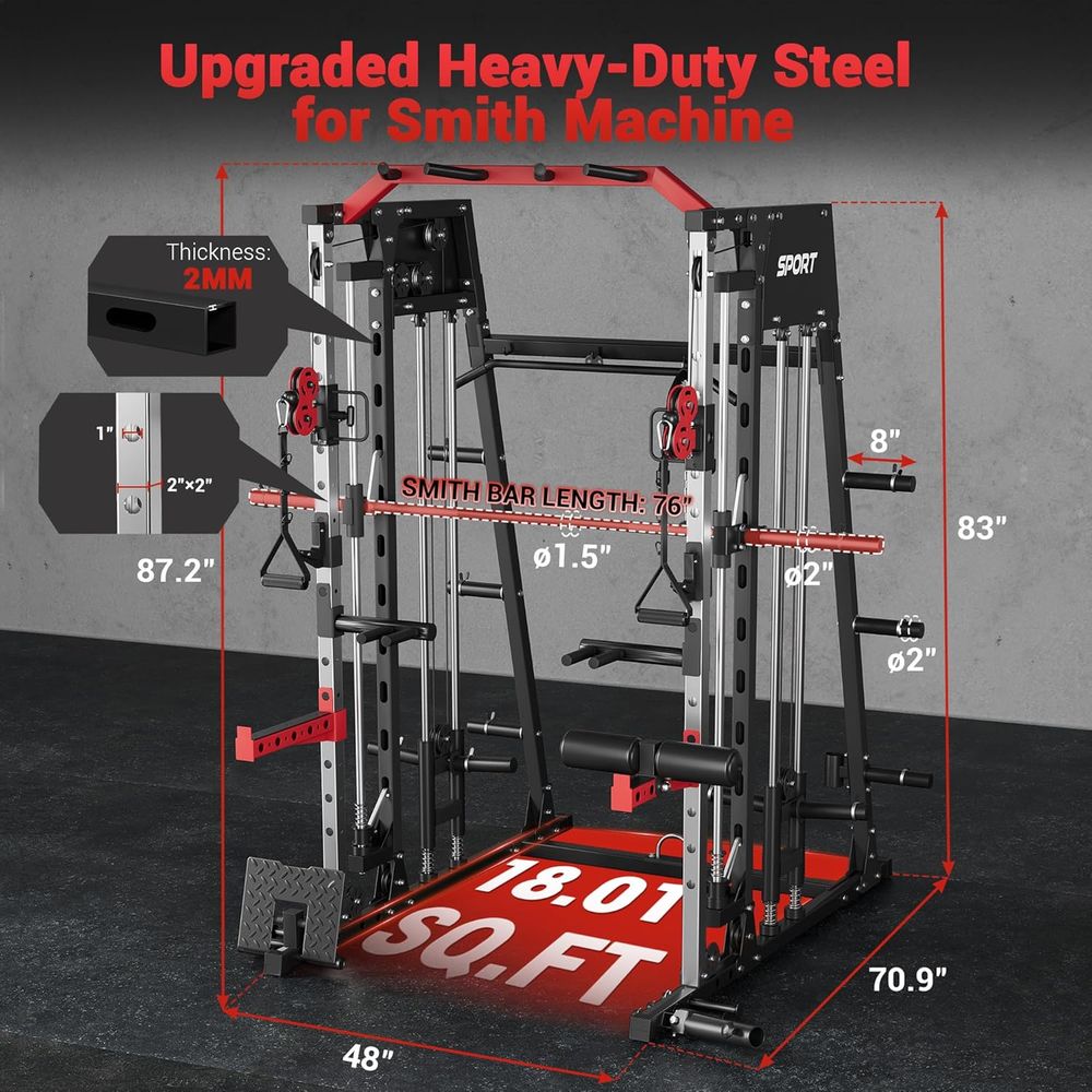 Home Gym Power Cage with Smith - огляд і ціна Home Gym With Smith Machine