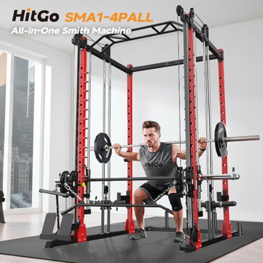 All-in-One Power Rack with Smi - огляд і ціна Home Gym With Smith Machine