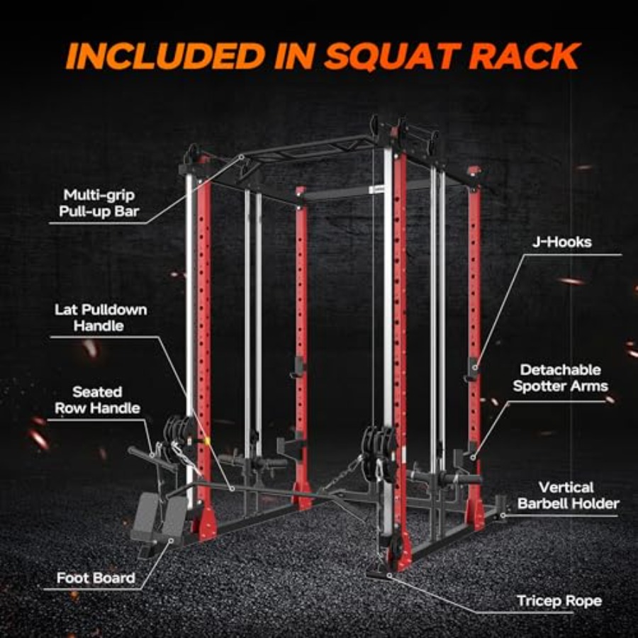 All-in-One Power Rack with Smi - огляд і ціна Home Gym With Smith Machine