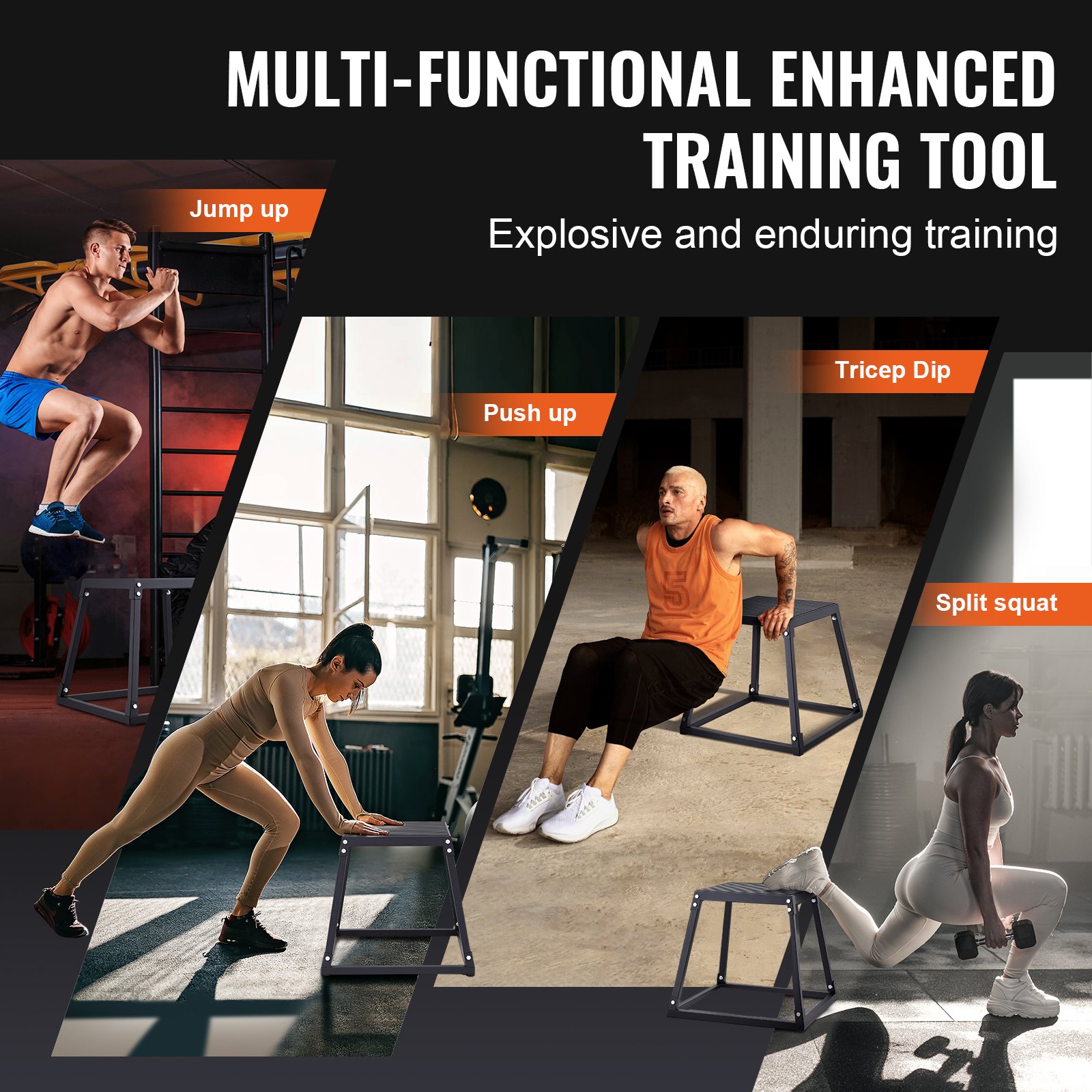 Plyometric Jump Boxes, 12/18/2 - огляд і ціна Home Gym Jump Box