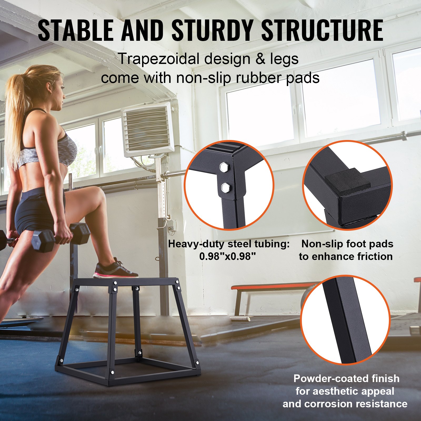 Plyometric Jump Boxes, 12/18/2 - огляд і ціна Home Gym Jump Box