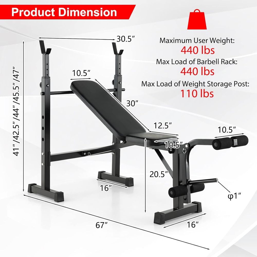 Versatile Home Gym Bench with  - огляд і ціна Home Gym Set