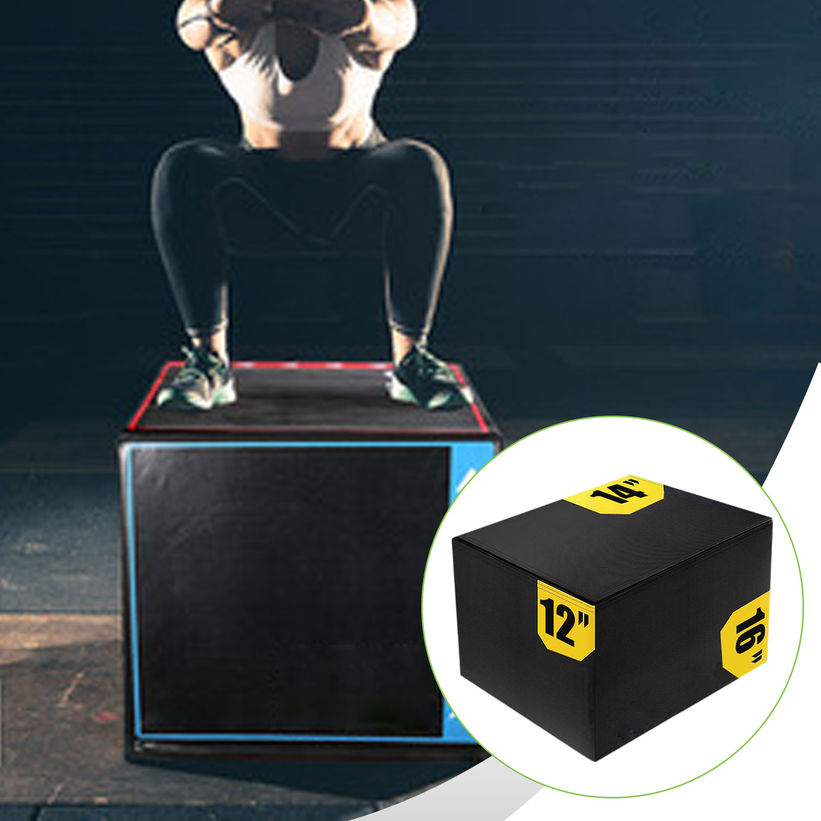 3 in 1 Plyometric Jumping Box  - огляд і ціна Home Gym Jump Box