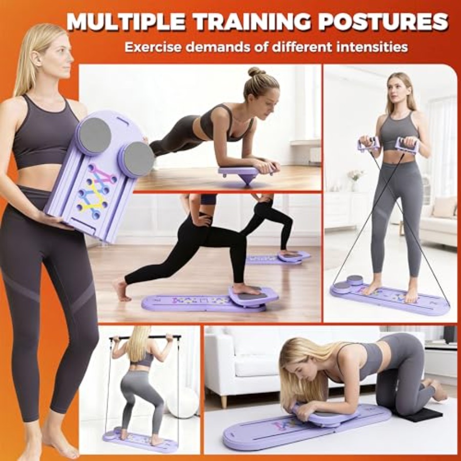 Foldable Pilates Reformer Boar - огляд і ціна Home Gym Set