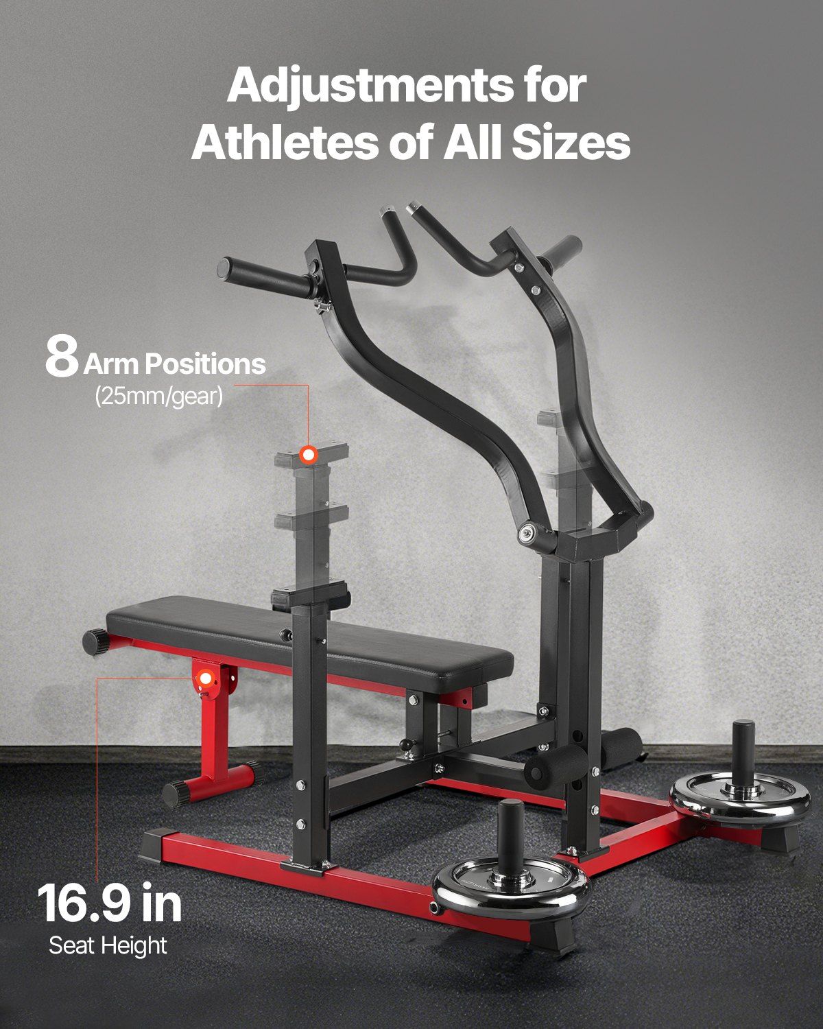 Chest Press Machine, 450 LBS B - огляд і ціна Home Gym Set